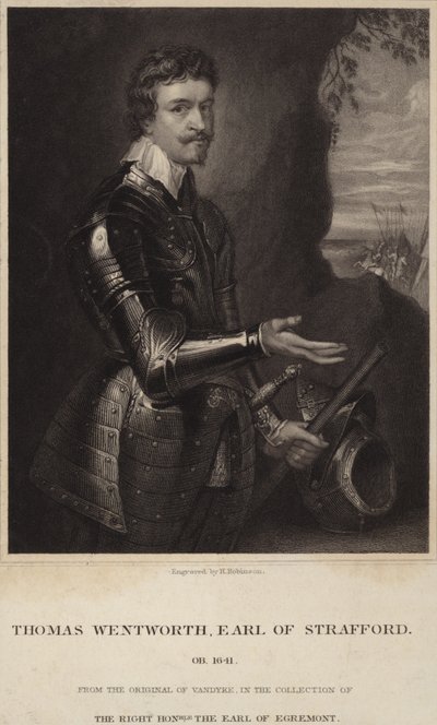 Portrait of Thomas Wentworth, Earl of Strafford by Anthony van Dyck